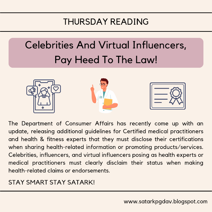 Celebrities and Virtual Influencers, Pay heed to the law!