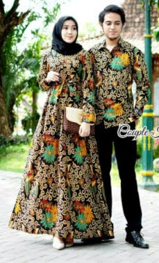 Baju batik solo couple keluarga