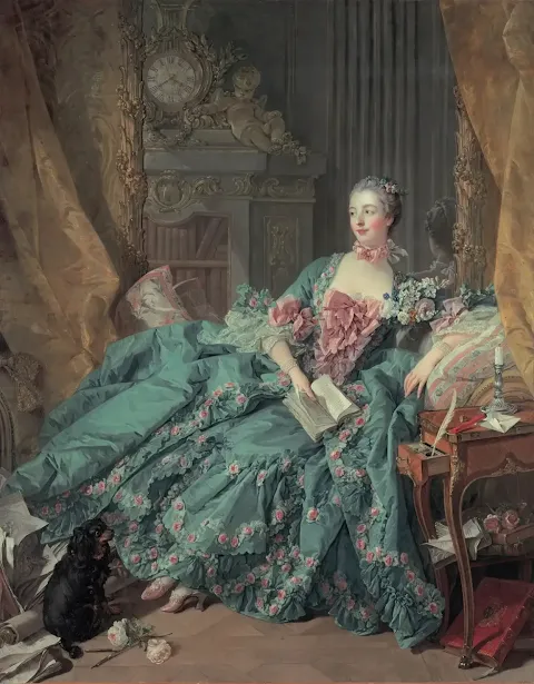 Madame de Pompadour was renowned for her patronage of the arts, yet she also enjoyed surrounding herself with domestic pets