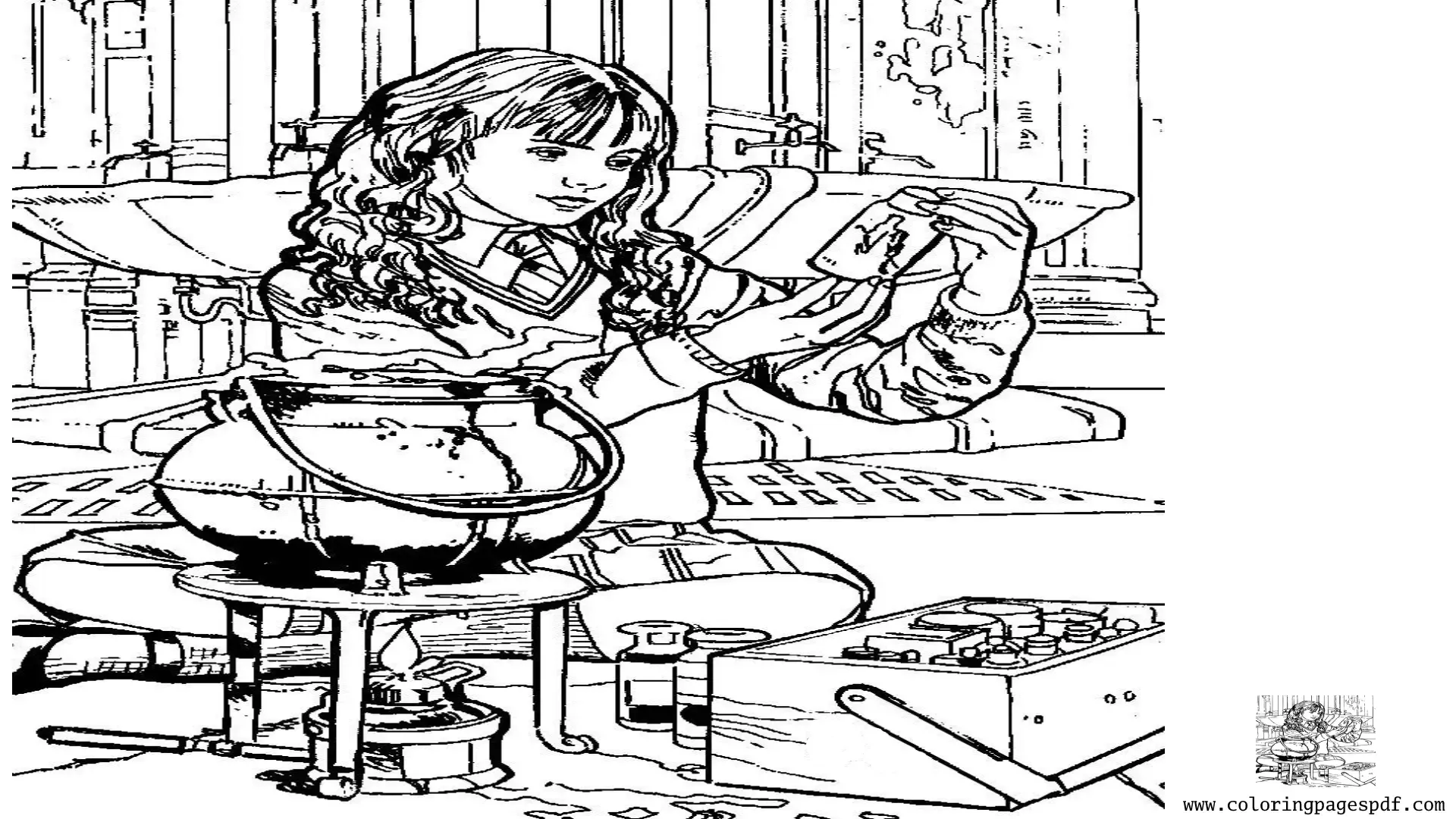 Coloring Pages Of Hermione Granger