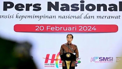 Presiden Jokowi Hadiri Puncak Peringatan Hari Pers Nasional Tahun 2024