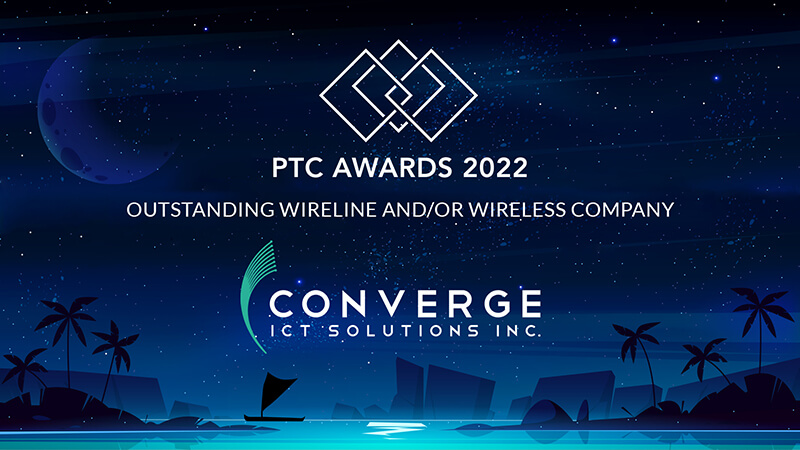 PTC Awards 2022: Converge recieves the Outstanding Company recognition