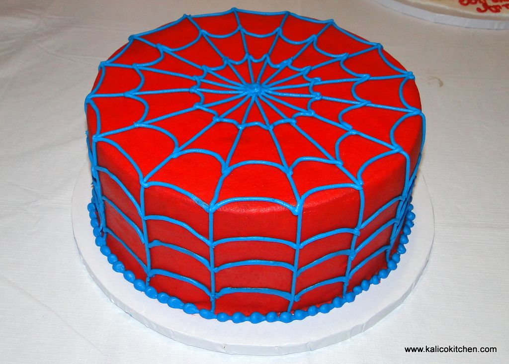 spider-man birthday cake