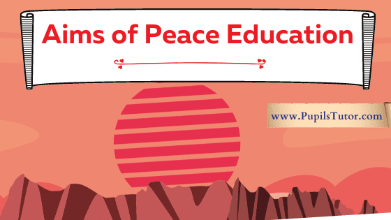 What Is The Aim Of Peace Education? | Describe Aims Of Teaching And Learning Peace Education In Schools | Main Purpose Of Peace Education In Points - pupilstutor.com