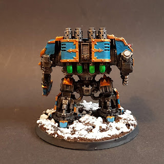 Thousand Sons dreadnought from Forge World, Warhammer 40k