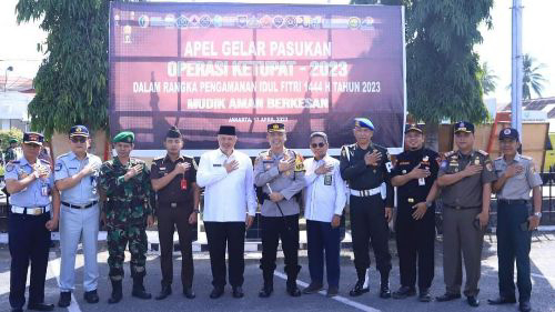 Apel Gelar Pasukan Operasi Ketupat 2023 Di Hadiri Oleh Wali Kota Solok