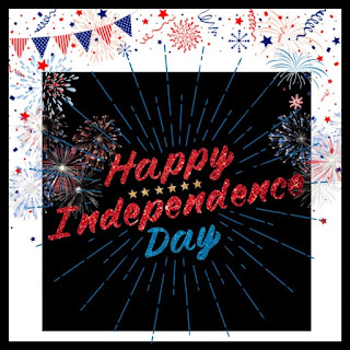 Happy independence day greeting card