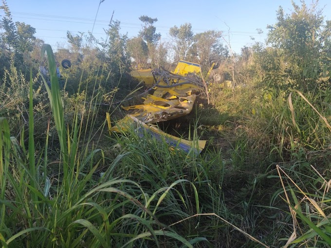 Avião agrícola cai em Luís Eduardo Magalhães(BA) e piloto morre