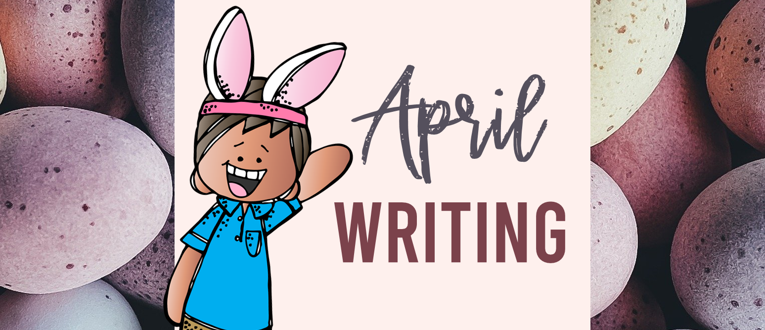 April writing templates for daily journal writing or a writing center in Kindergarten First Grade Second Grade