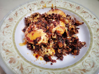 Resepi Sambal Telur Lada Kering