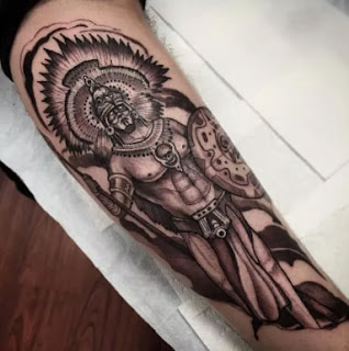 Tatuajes de guerreros mayas