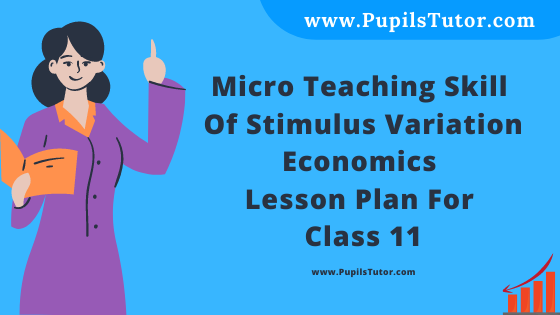 Free Download PDF Of Micro Teaching Skill Of Stimulus Variation Economics Lesson Plan For Class 11 On Types Of Elasticity Of Demand Topic For B.Ed 1st 2nd Year/Sem, DELED, BTC, M.Ed In English. - www.pupilstutor.com