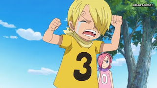 ワンピースアニメ WCI編 819話 サンジ 幼少期 | ONE PIECE ホールケーキアイランド編