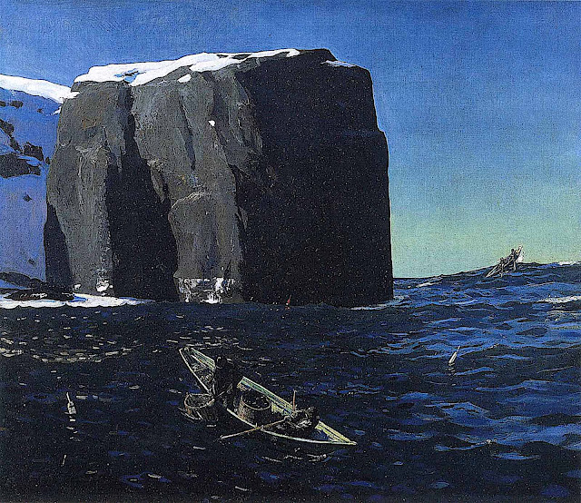 Rockwell Kent, fishing in the North