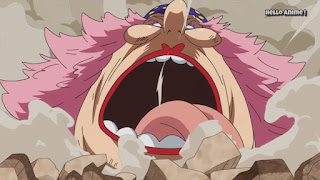 ワンピースアニメ WCI編 847話 ビッグマム 食いわずらい bigmom | ONE PIECE ホールケーキアイランド編