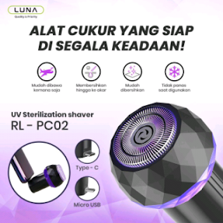 Cek Luna Pencukur Kumis & Jenggot Travel Shaver Portable Ultraviolet dengan harga Rp145.000. Dapatkan di Shopee sekarang! https://shp.ee/ddag735