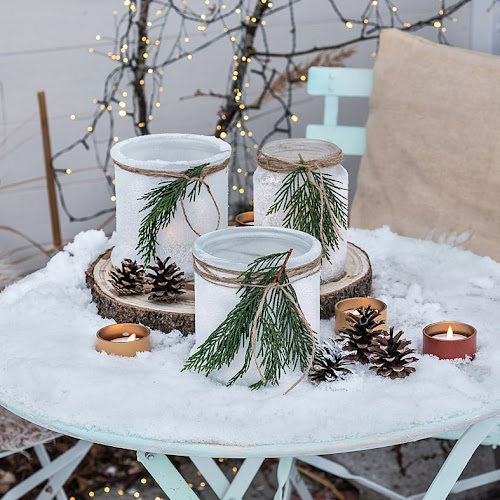 So zauberst du aus Moos und Dosen eine wundervolle Winterdeko