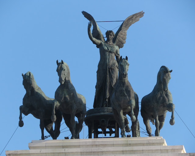 The Quadriga of Unity by Carlo Fontana, Victor Emmanuel II Monument, Piazza Venezia, Rome