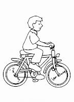 bikes coloring page