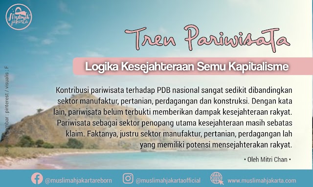 Tren Pariwisata, Logika Kesejahteraan Semu Kapitalisme