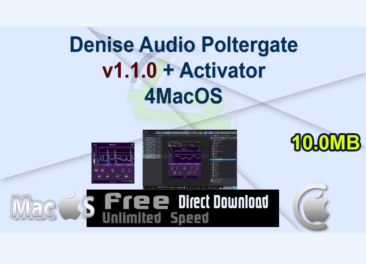 Denise Audio Poltergate v1.1.0 + Activator 4MacOS