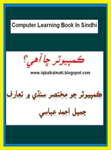 Computer Learning In Sindhi PDF Download