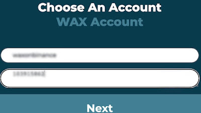 WAX wallet to Binance wallet