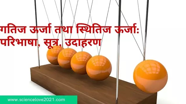 गतिज ऊर्जा तथा स्थितिज ऊर्जा(Kinetic Energy, Potential Energy): परिभाषा, सूत्र, उदाहरण|hindi