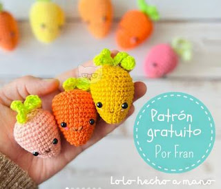 PATRON GRATIS ZANAHORIA AMIGURUMI 50268 🥕