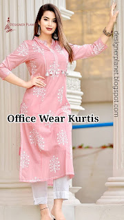 Office wear kurti ideas.Designerplanet