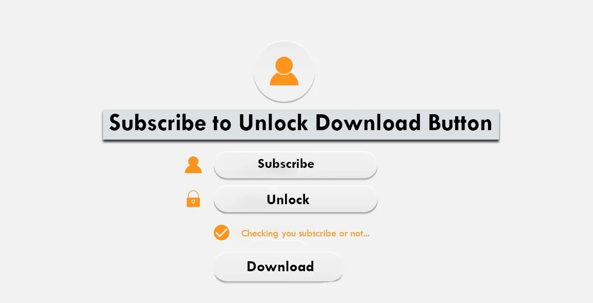How to Add Subscribe to Unlock Download Button in Blogger