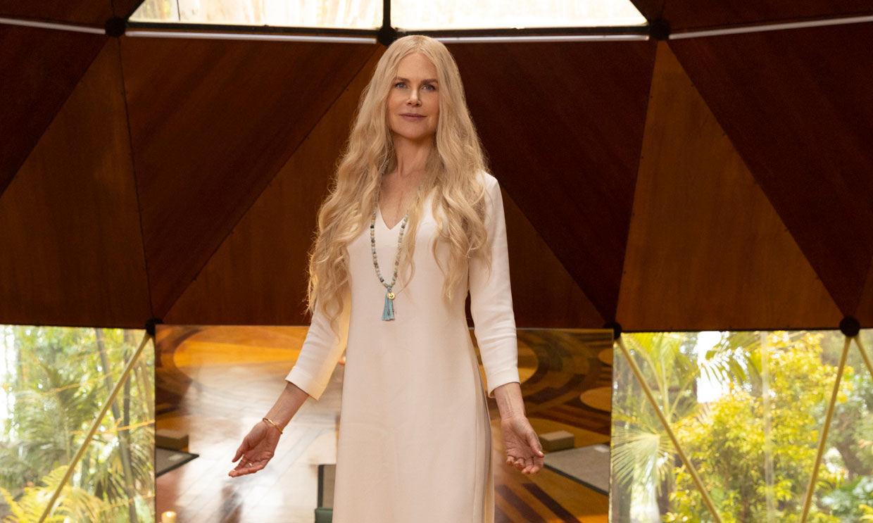 Nicole Kidman en la sala de meditación de Nine Perfect Strangers