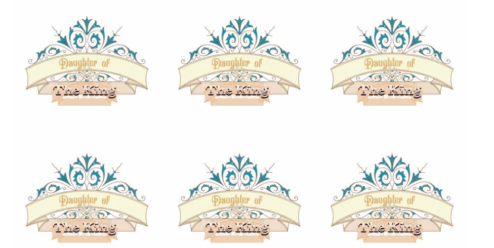 Sonship/ Daughter Of The King Free Sticker Printables 