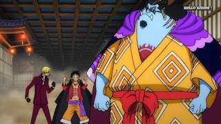 ワンピースアニメ 1005話 ワノ国編 | ONE PIECE 海侠のジンベエ JINBE