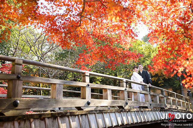 紅葉の奈良で前撮り撮影