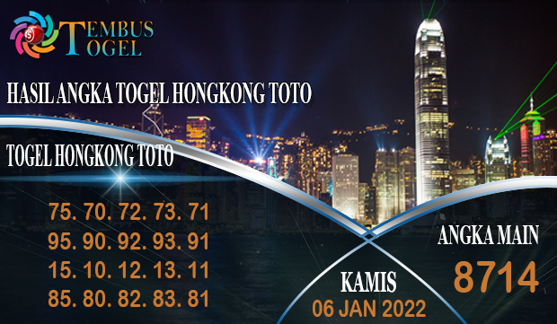 Hasil Angka Togel Hongkong Toto, Kamis 06 January 2022