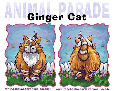 Heads and Tails Animal Parade Ginger Cat