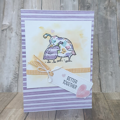 Catch you later stampin up fun paper pieceing card