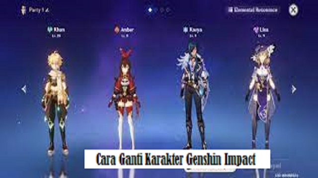 Cara Ganti Karakter Genshin Impact