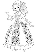 Princess Elena of Avalor coloring pages for girls