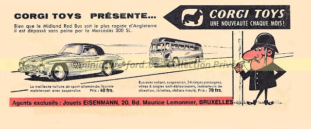 Publicité Gorgi Toys -1961 réf: TT 43