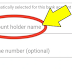 Bank account holder name search by account number