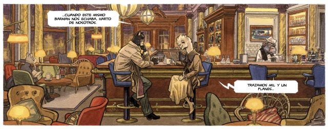 Reseña de Blacksad 6: Todo Cae, primera parte de Juan Díaz Canales y Juanjo Guarnido, Norma Editorial.