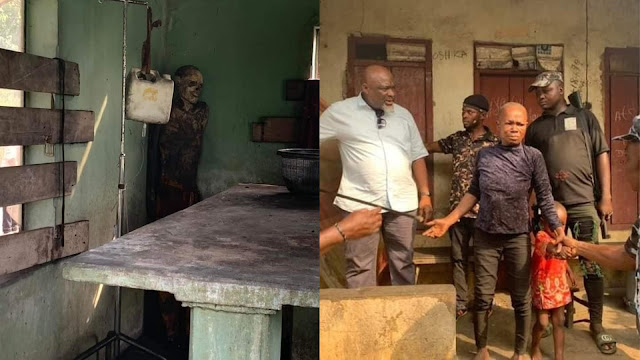 (photos) Illegal mortuary where bodies of kidnap victims are hidden uncovered in Rivers state