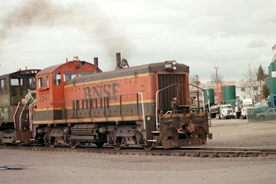BNSF SW12 #3547 in Vancouver, Washington in March 2002