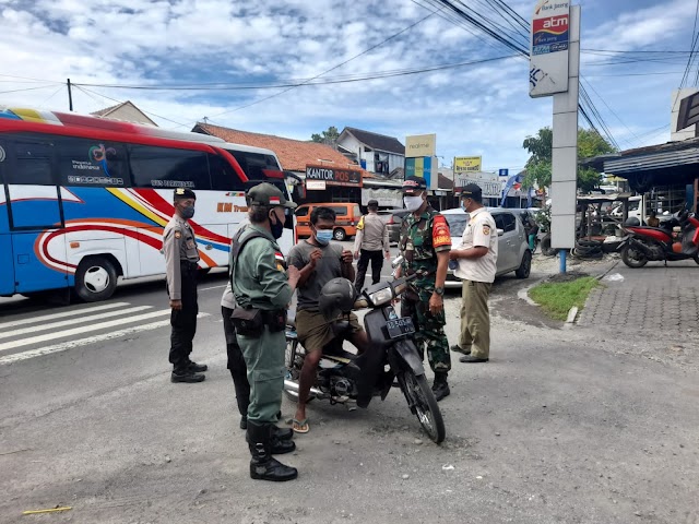  Operasi Yustisi gabungan wilayah Baki, bagikan Masker di Masa PPKM Level 2