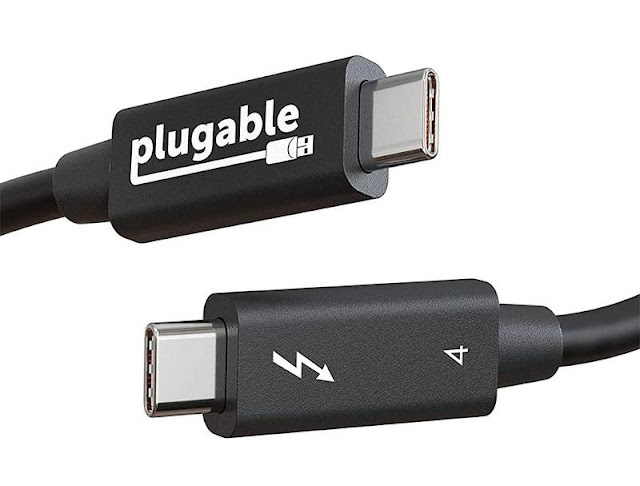 Plugable Thunderbolt 4 cable (Passive, 1m)