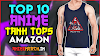 Top 10 Anime Tank-Tops for gym under ₹500 on Amazon India 🔥