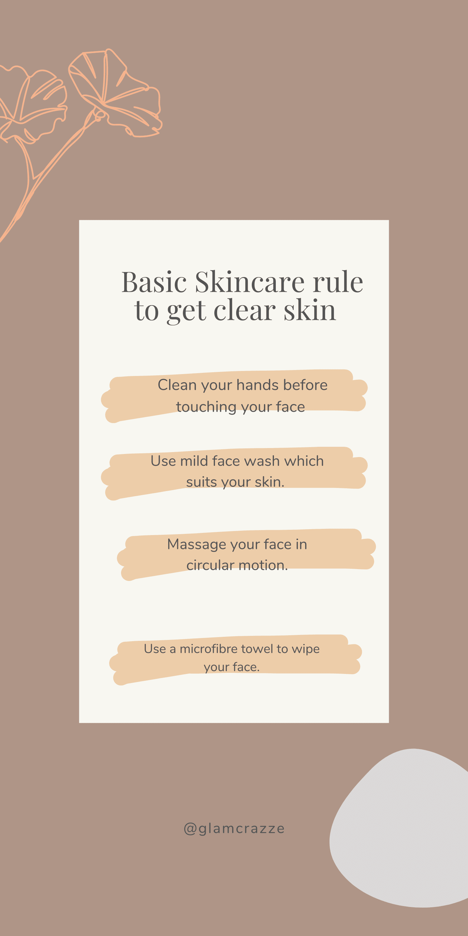 60 second skincare rule to get clear skin