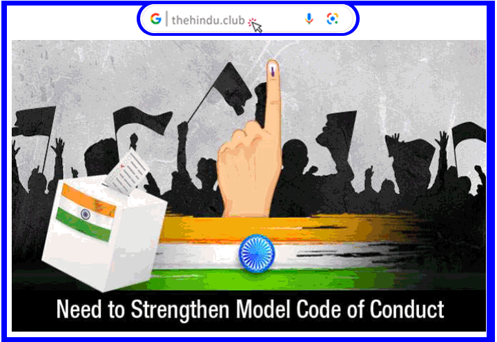 Image of Model Of code of conduct : TheHindu.Club
